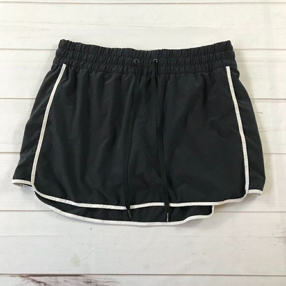 Gap Fit Black Track Short Piping Contrast Detail Medium - Picture 1 of 9